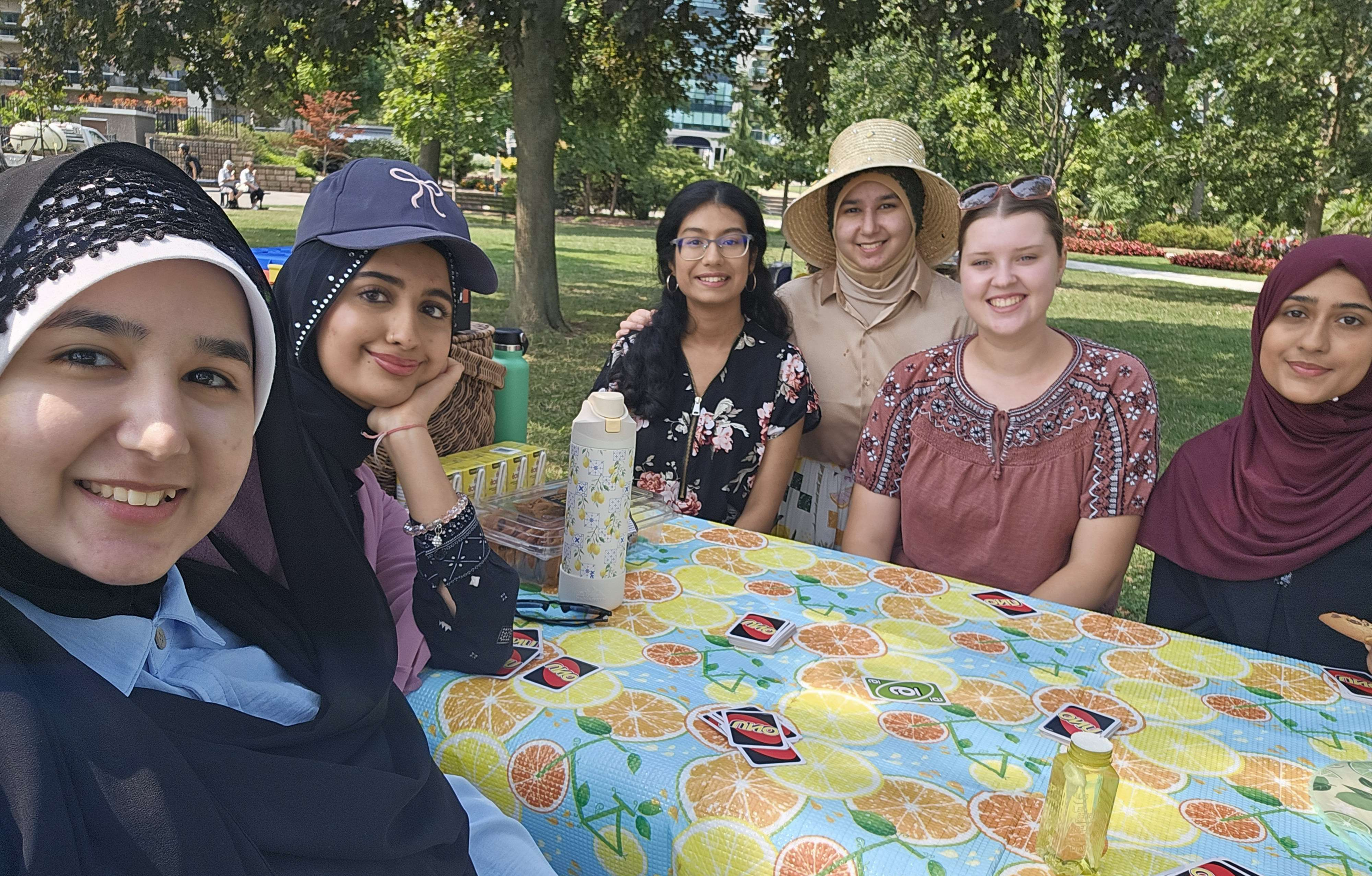 Summer Picnic selfie